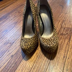 Leopard print shoes